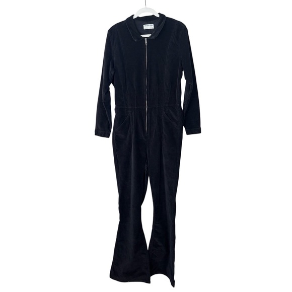 Free People We the Free Jayde Corduroy  Jumpsuit Flare Leg Women’s Size XL - Picture 4 of 10